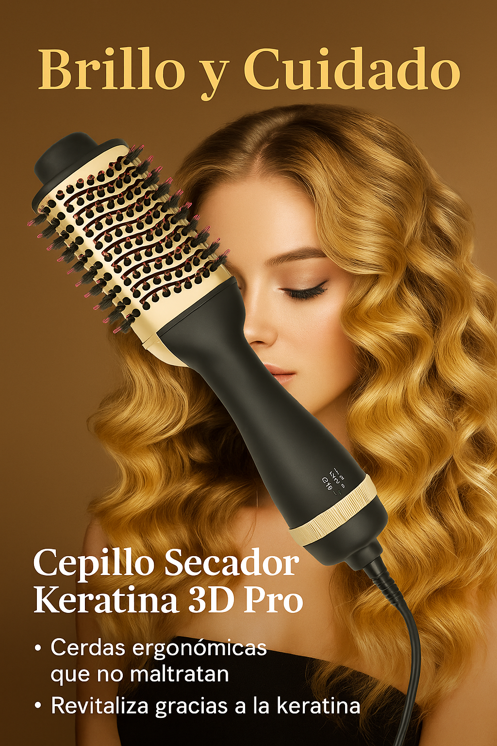 CEPILLO SECADOR KERATINA 2