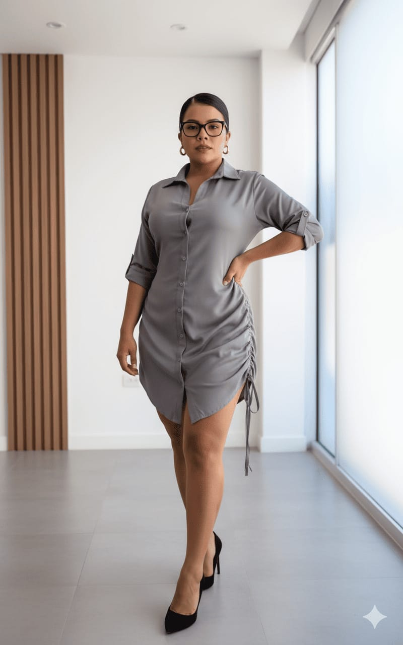 Blusón camisero vestido ANA