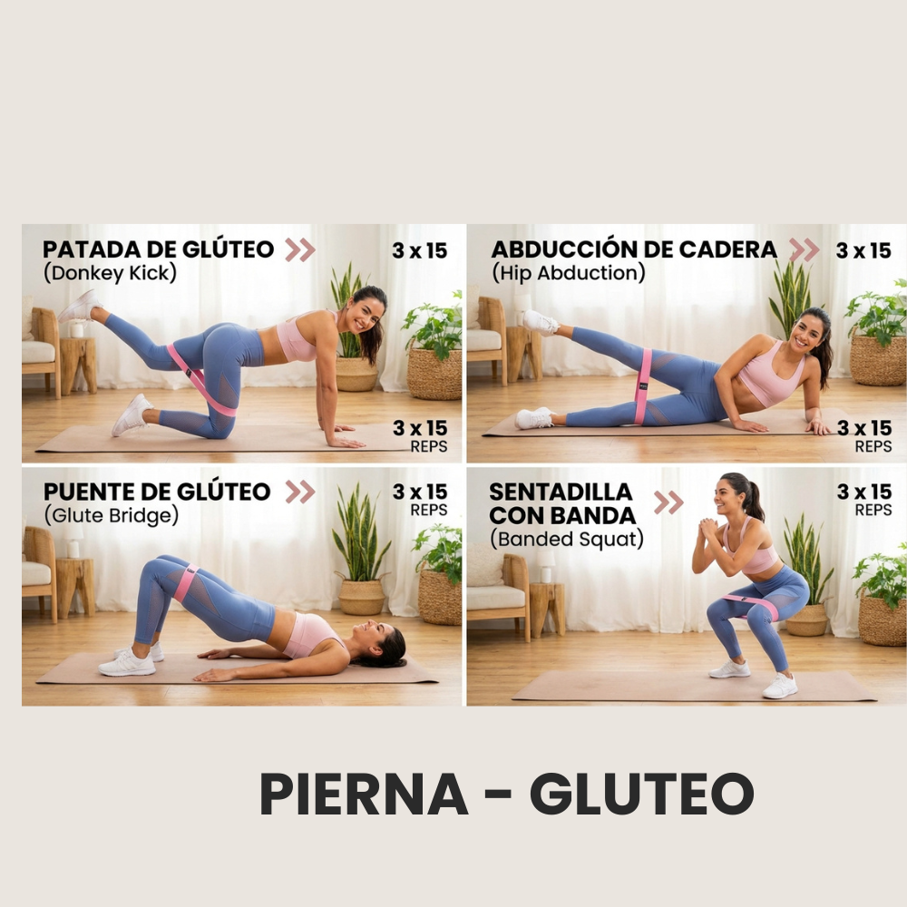 COMBO Fitness 11 piezas anclaje+ banadas