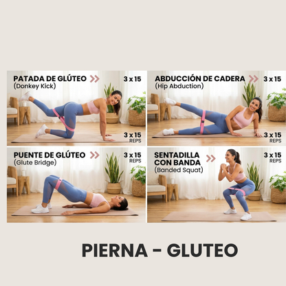 COMBO Fitness 11 piezas anclaje+ banadas