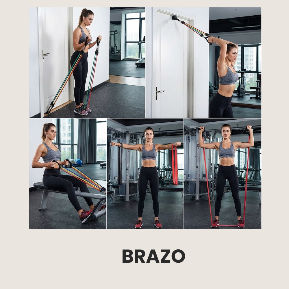 COMBO Fitness 11 piezas anclaje+ banadas