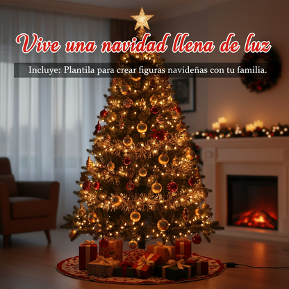 Luces Navidad  Energía Solar Prem 100Led