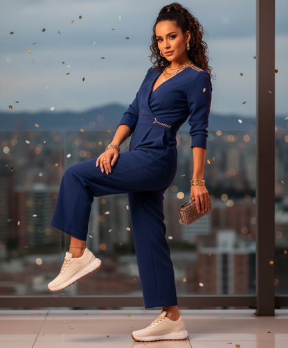 3057-Deportivo Casual boton