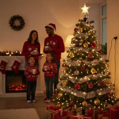 Luces Navidad  Energía Solar Prem 100Led