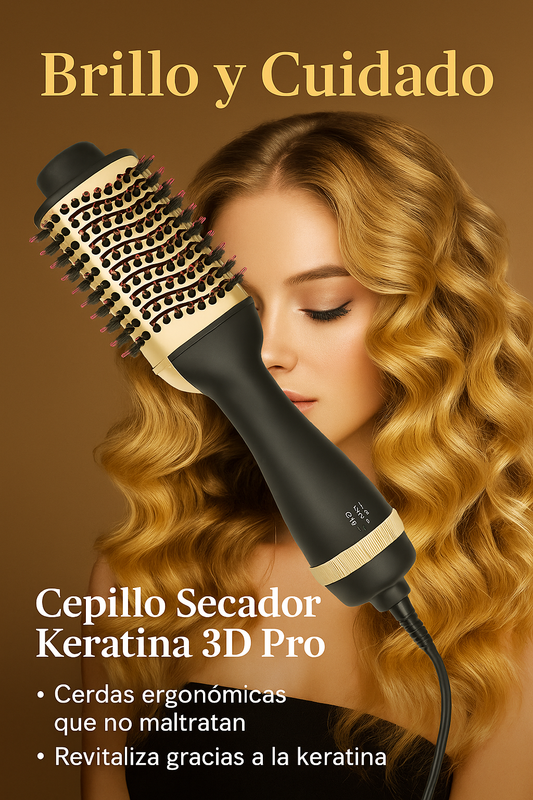 CEPILLO SECADOR KERATINA 2