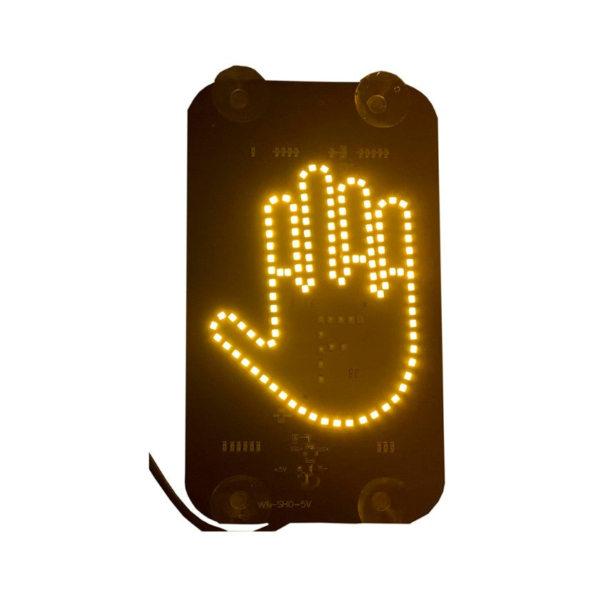 1. AVISO LED PARA CARRO