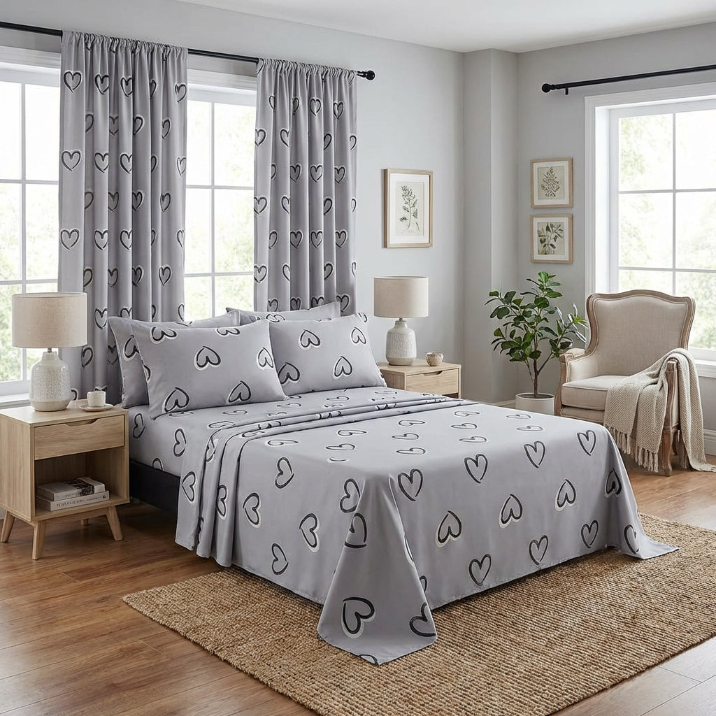 Combos de sabanas con cortina