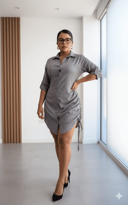 Blusón camisero vestido  ANA