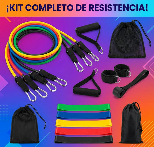 COMBO Fitness 11 piezas anclaje+ banadas