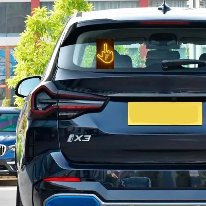 1. AVISO LED PARA CARRO