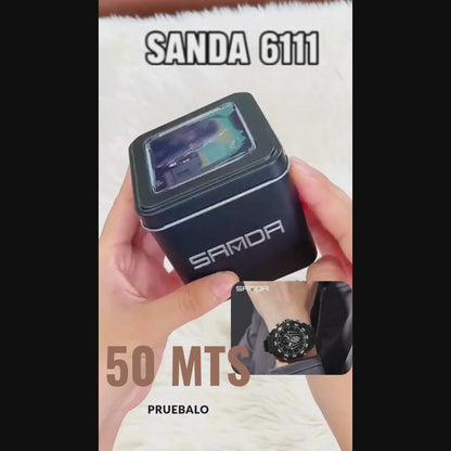 Reloj Sanda 6111 Deportivo Hombre Spider